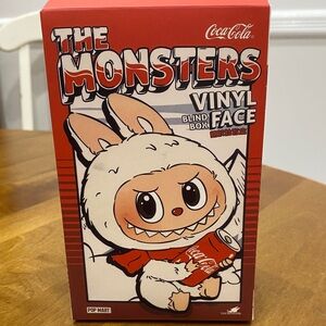 NWT. Limited Edition. PopMart, Labubu, Monsters CocaCola, vinyl face, blind box.